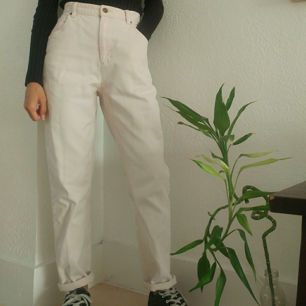 Vintage Pastel Pink Liz Claiborne Mom Jeans